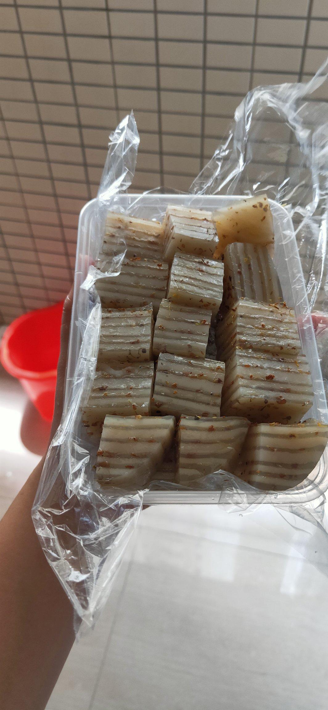 桂花椰汁千层糕(马蹄糕)