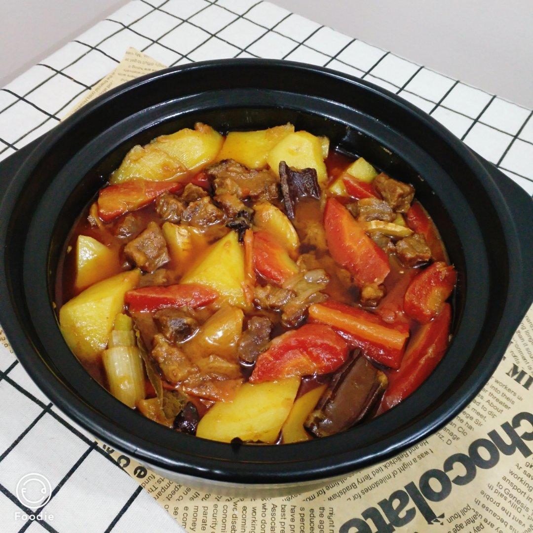 番茄土豆炖牛腩