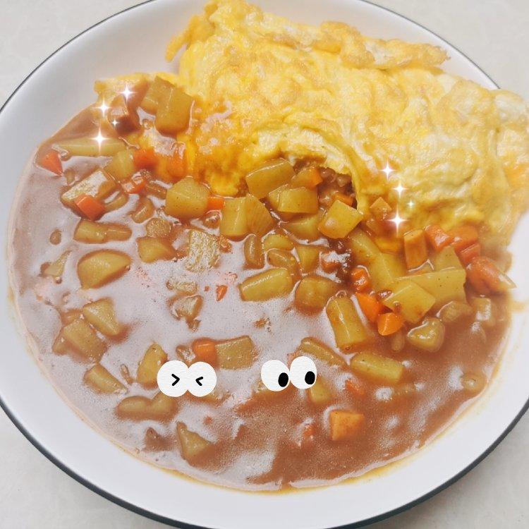 这是头牌了丨好吃的飞起来～🍛咖喱蛋包饭