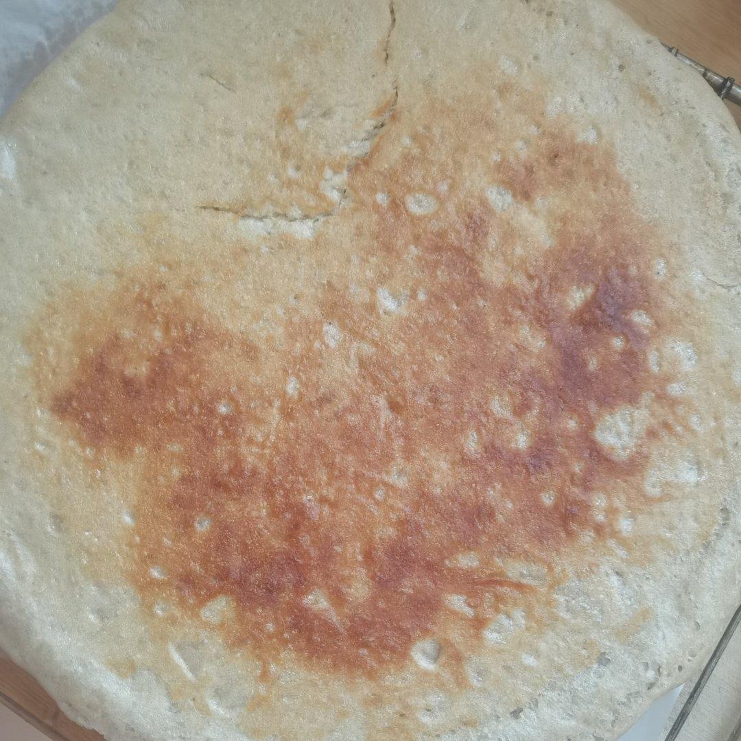 简单、不沾手的免揉隔夜发酵-宣软发面大饼（电饼铛-素食）