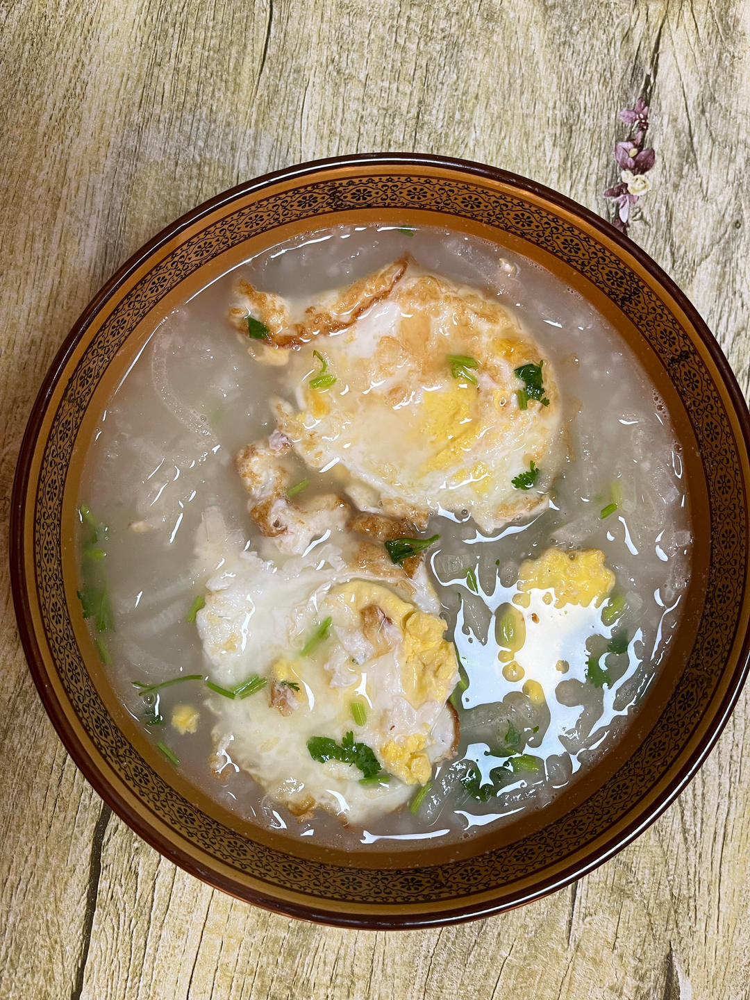 鸡蛋🥚萝卜汤！