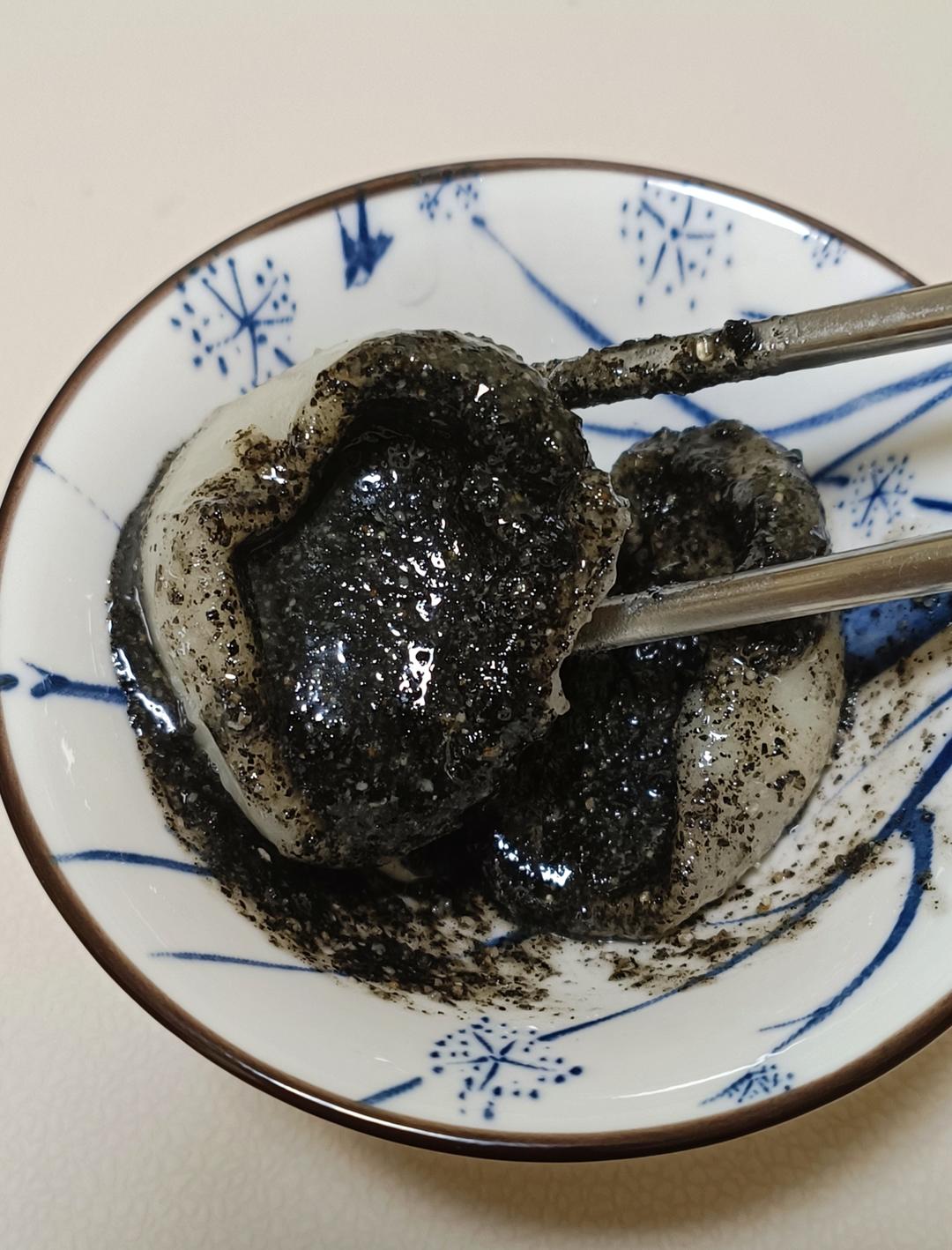 【简简厨房】黑芝麻和花生汤圆，皮不开裂理论