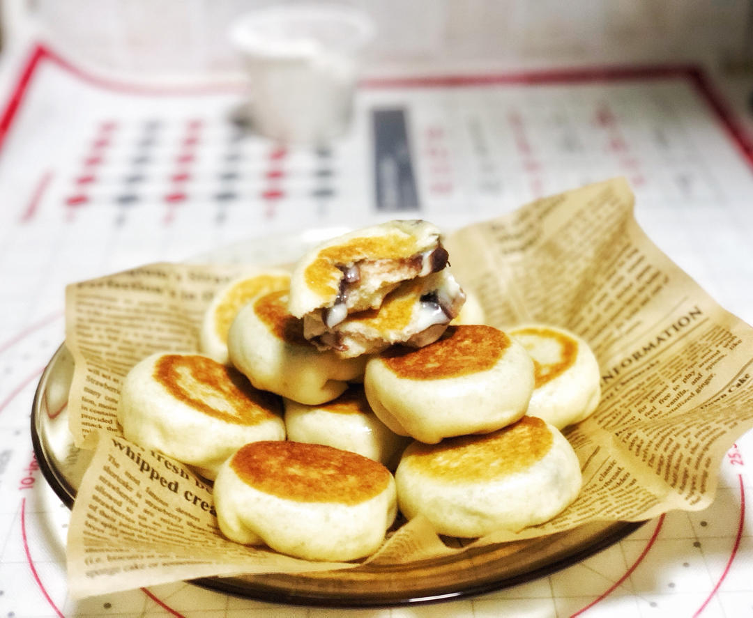 奶酪红豆饼