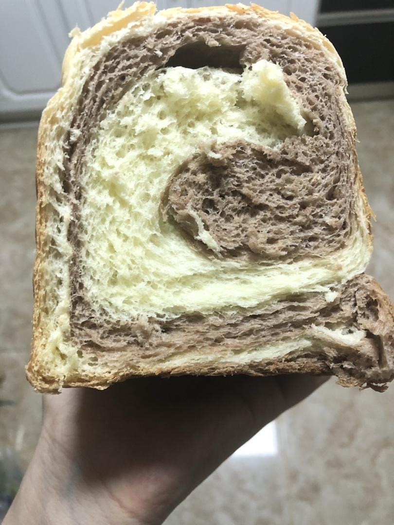 可可吐司双拼（低糖版）