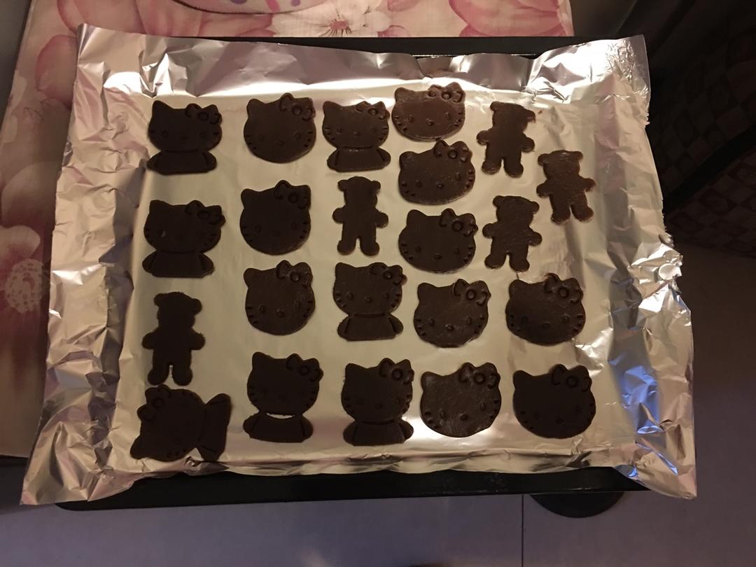 卡通黄油饼干