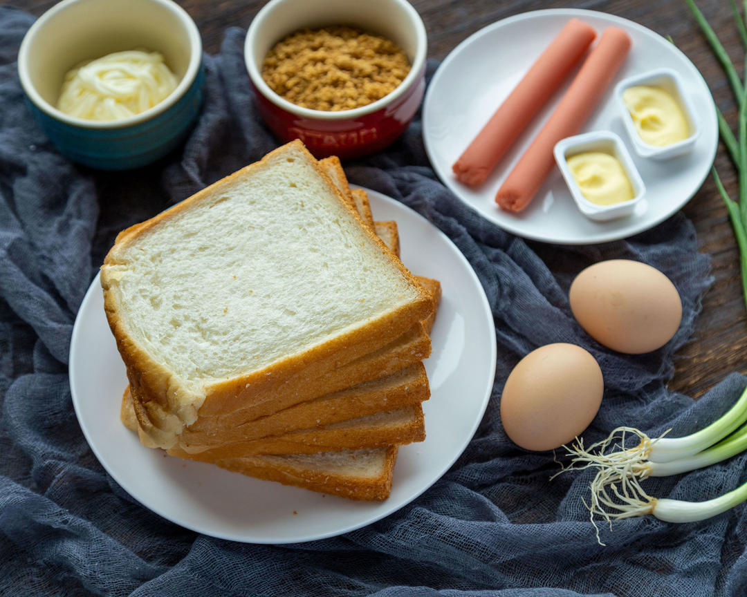 纯奶手撕吐司的做法 步骤1