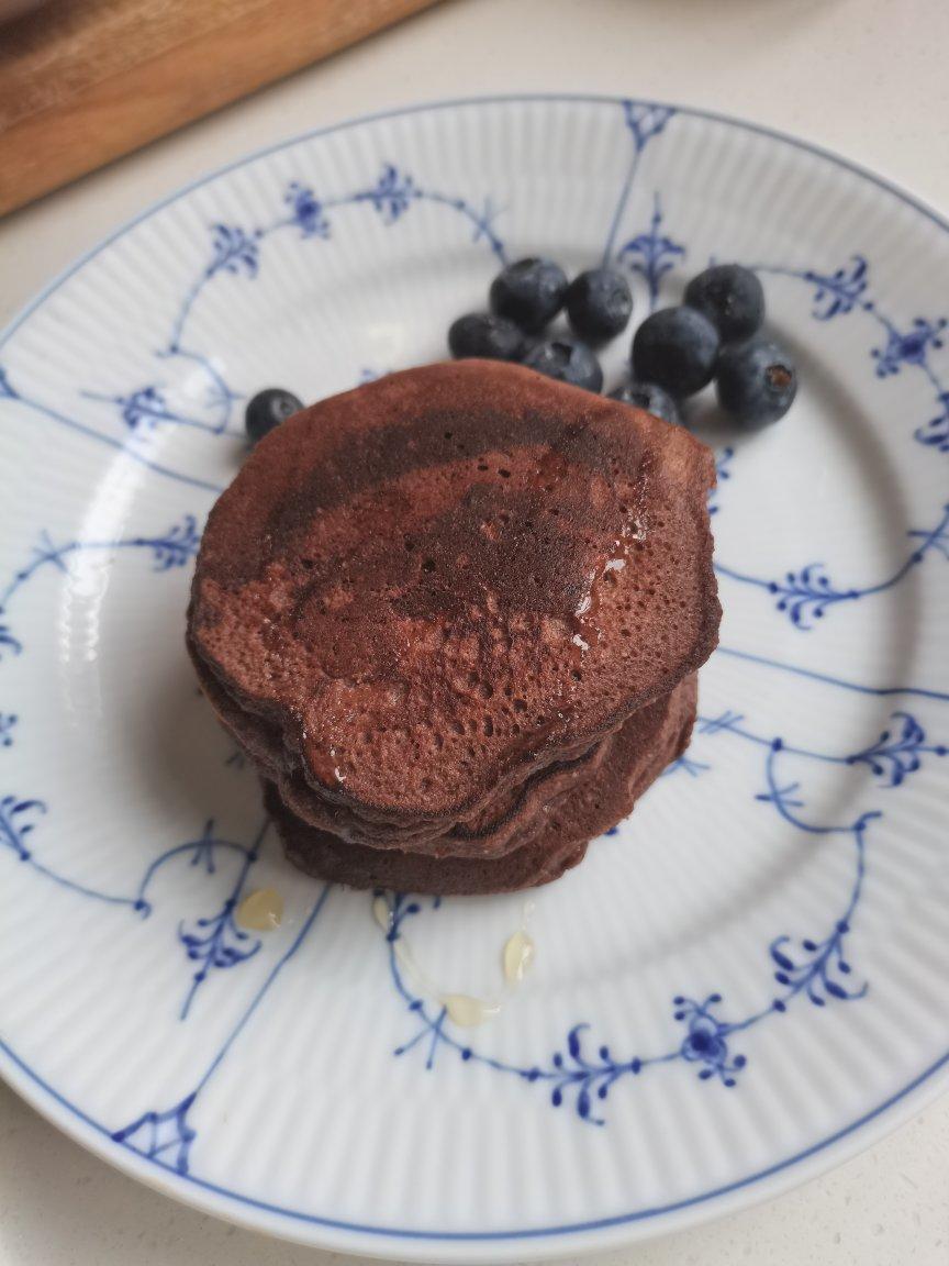 椰子粉巧克力香蕉煎饼pancakes