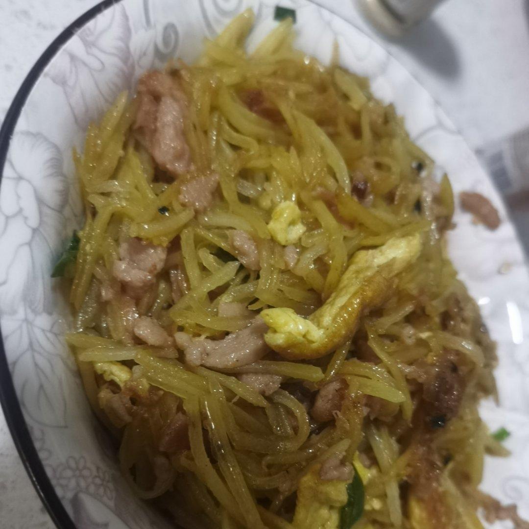 巨香的土豆丝炒鸡蛋