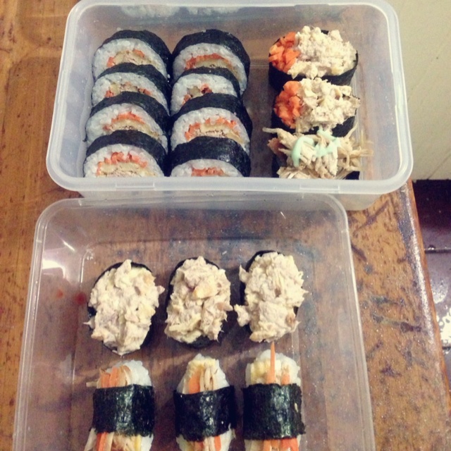 简单寿司/鸡蛋寿司/反转寿司/花样寿司/紫菜包饭
