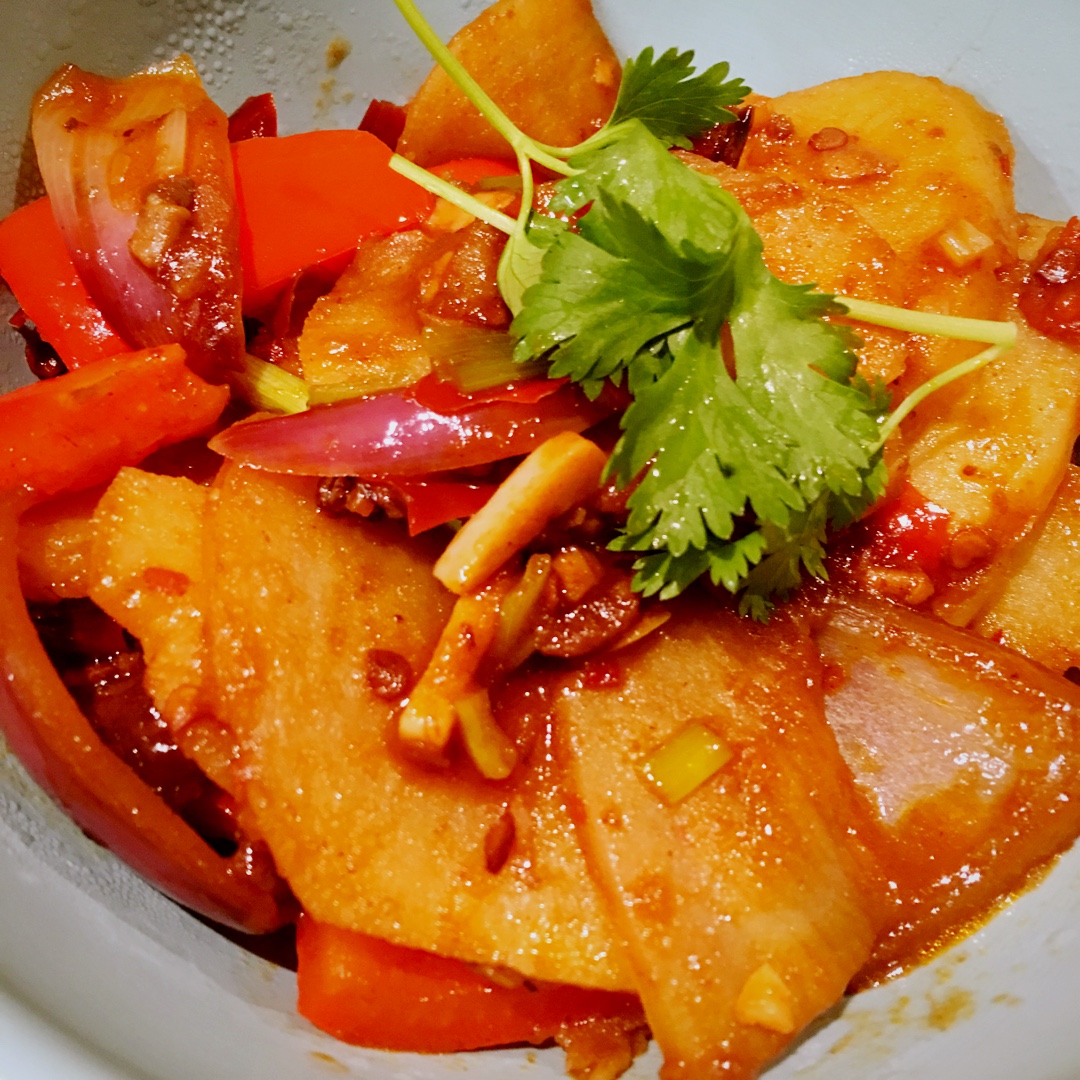 干锅土豆片