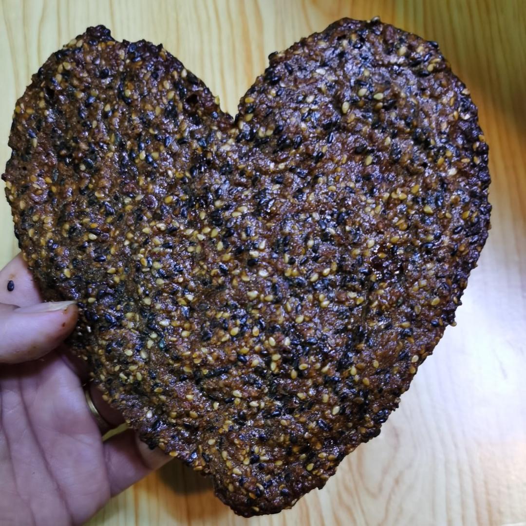 无糖黑芝麻薄脆【宝宝辅食】