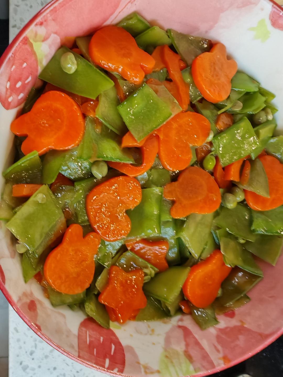 荷兰豆炒山药