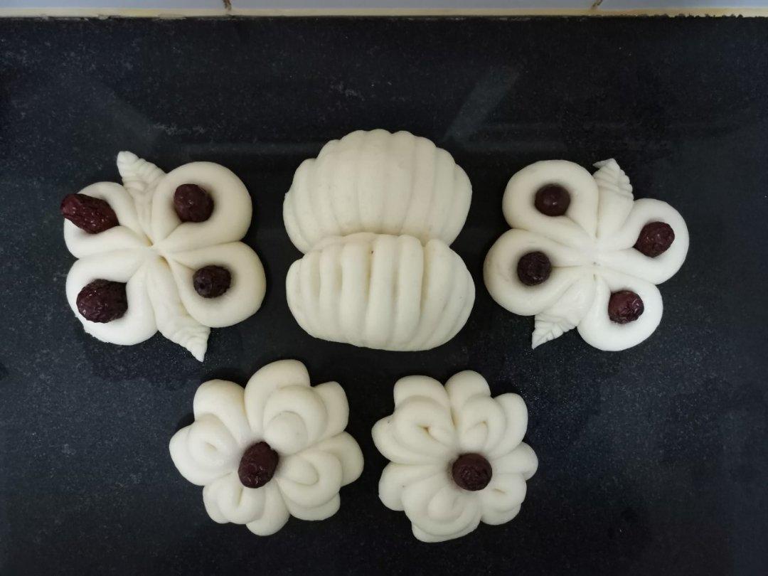 花开富贵 年年有余——枣花馒头（九款）