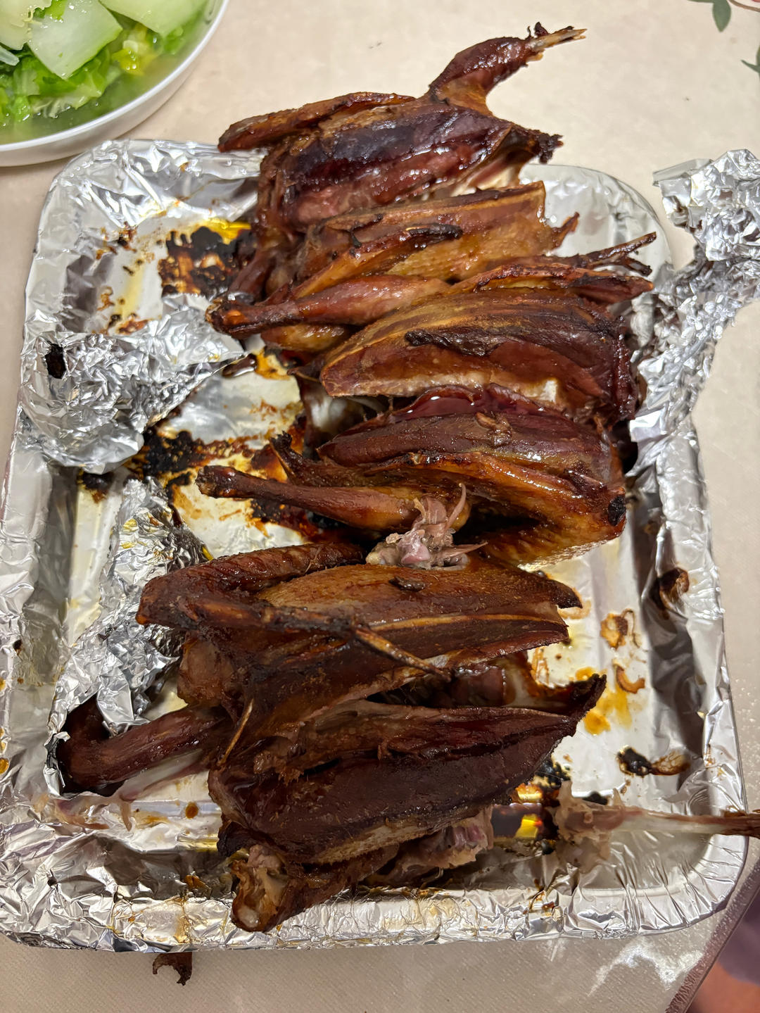 比光明招侍所还好吃的“烤乳鸽”（烤箱版）