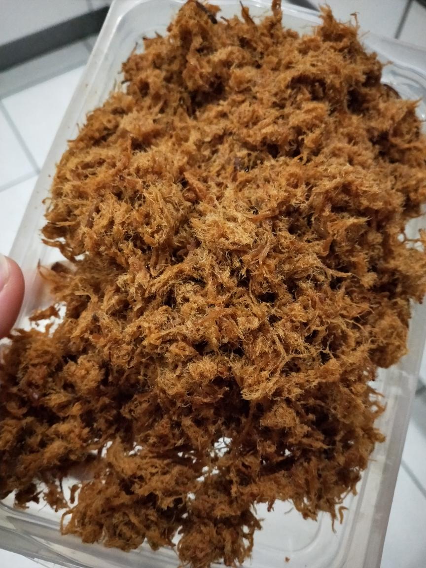 自制肉松(烤肉剩下的肉做的)