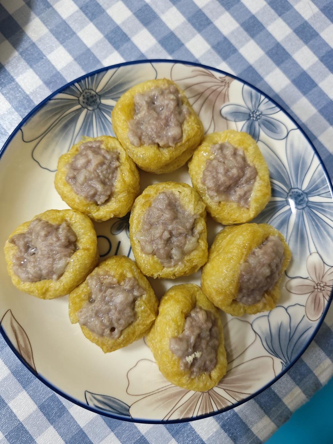 油豆腐圆子（豆腐泡酿肉）