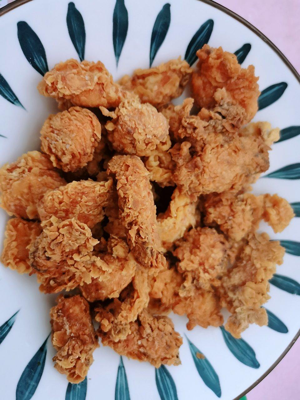 无面包糠版鸡米花（盐酥鸡）