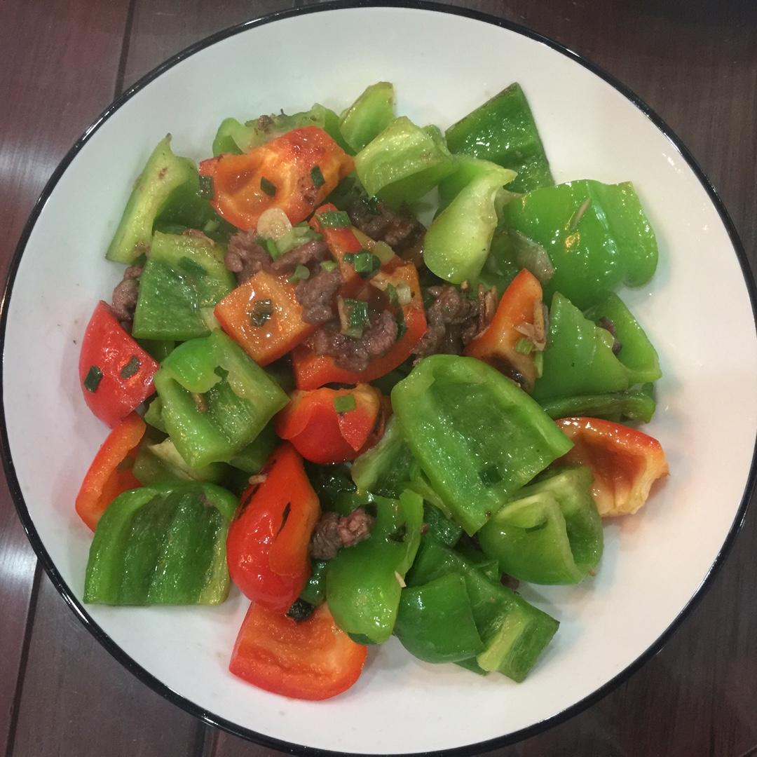 青椒炒牛肉