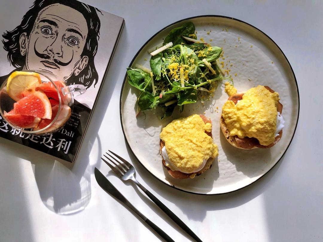 百分百成功的班尼迪克蛋 Benedict（水波蛋+荷兰酱）