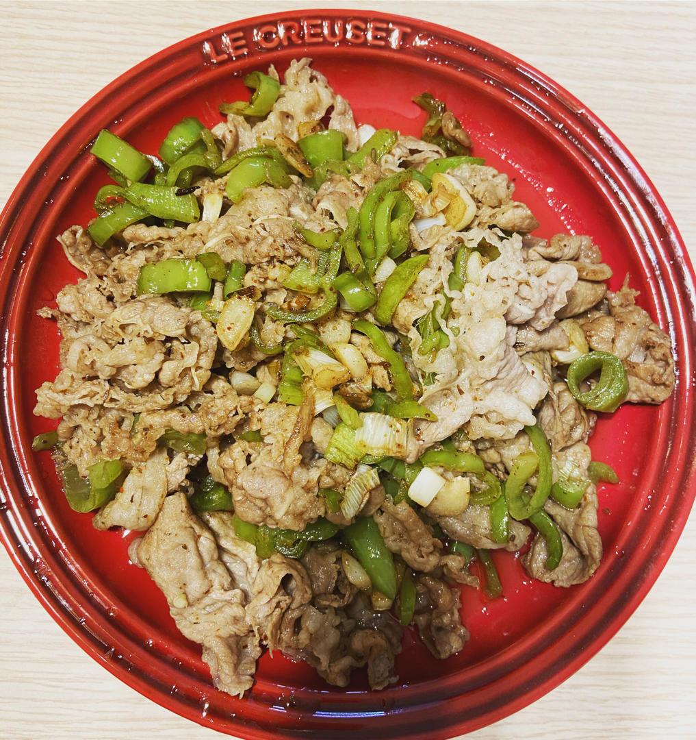 尖椒炒牛肉