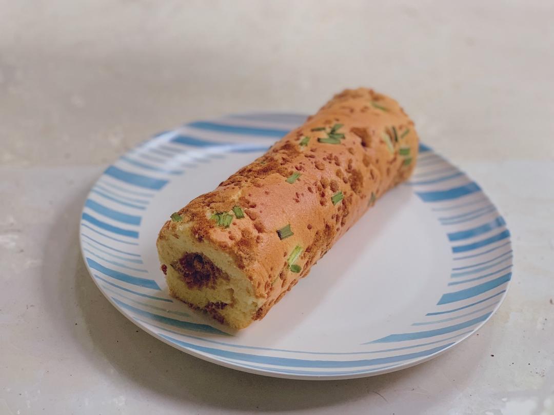 香葱肉松卷 蛋糕卷-无敌美味
