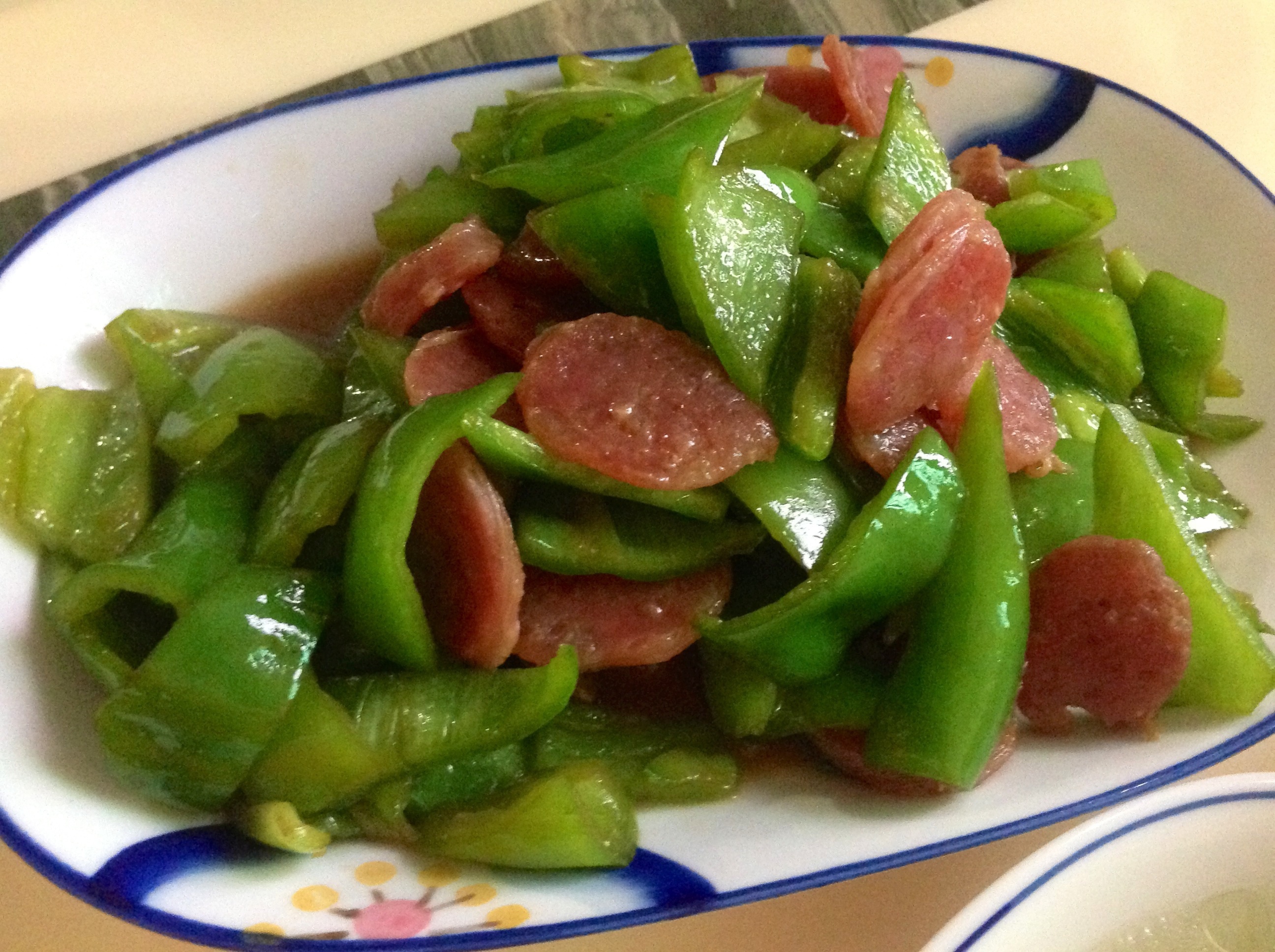 青椒炒肉丝