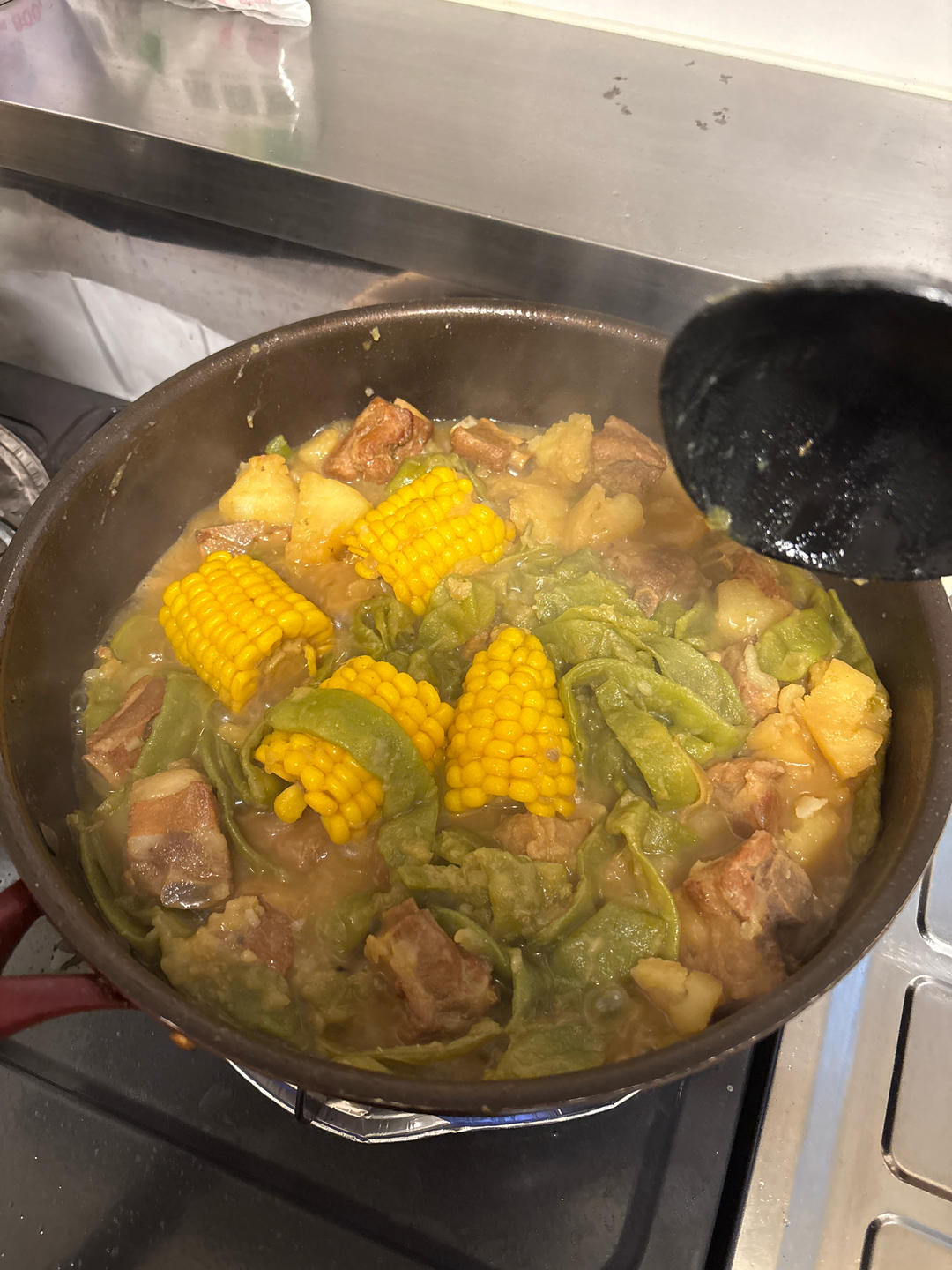 东北油豆角炖排骨
