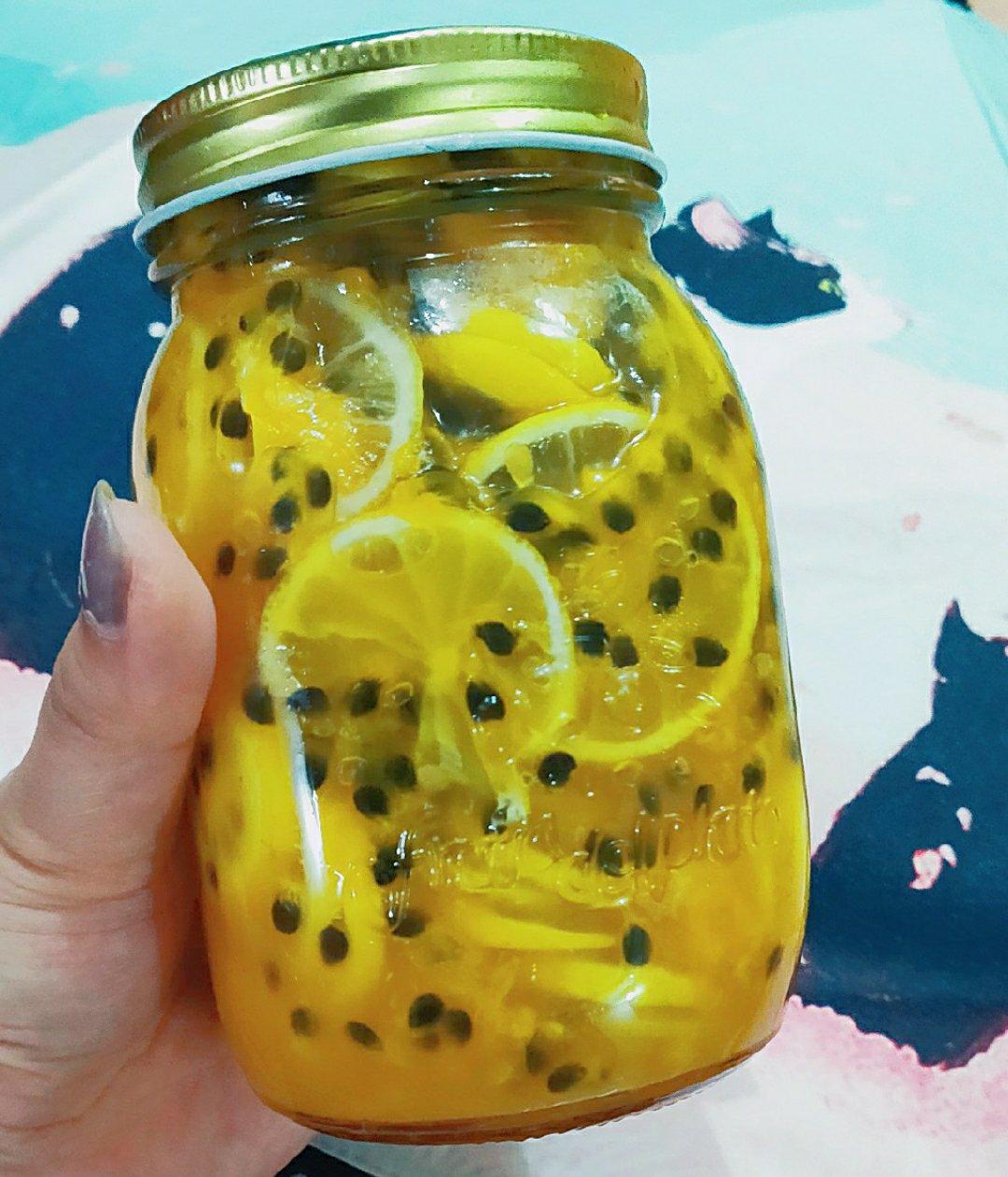 爽歪歪百香果柠檬蜂蜜汁