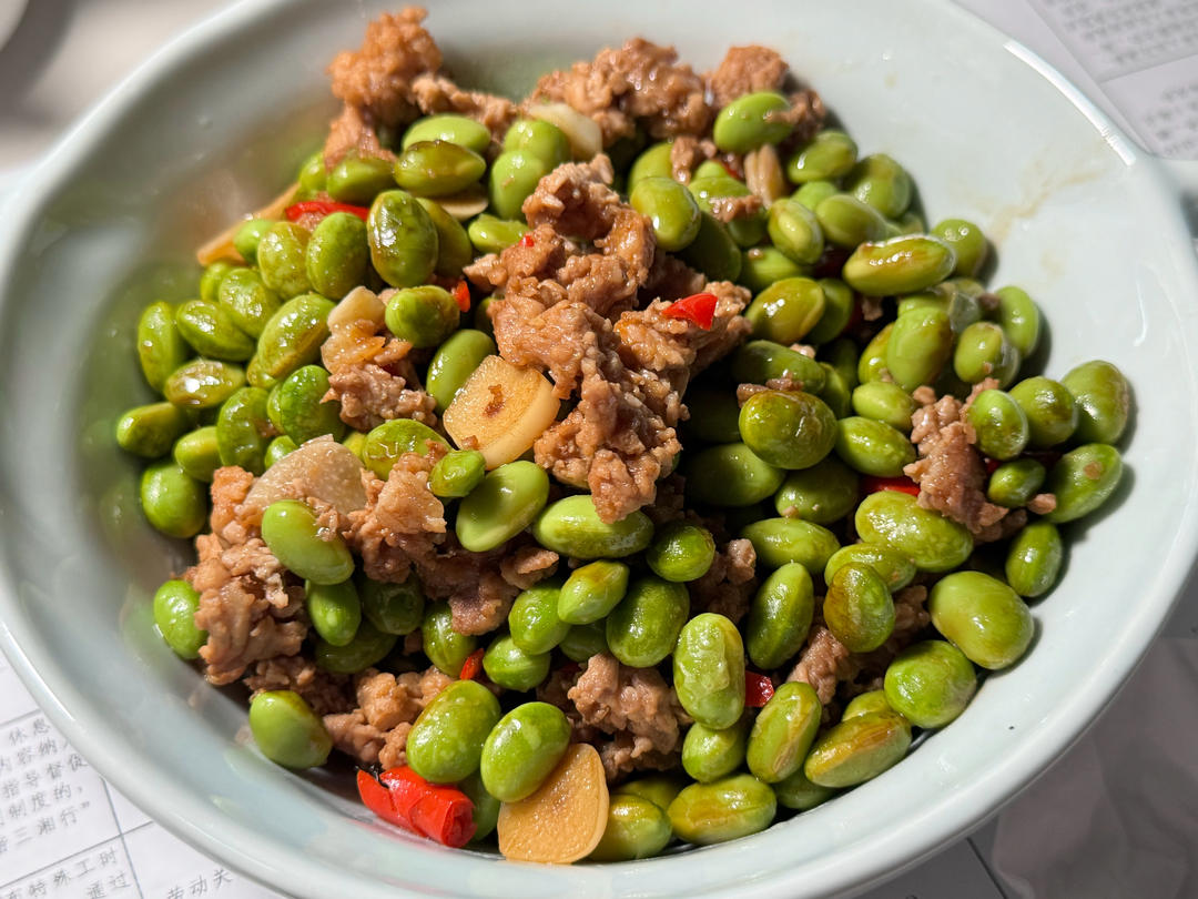 毛豆炒香干｜家常小炒