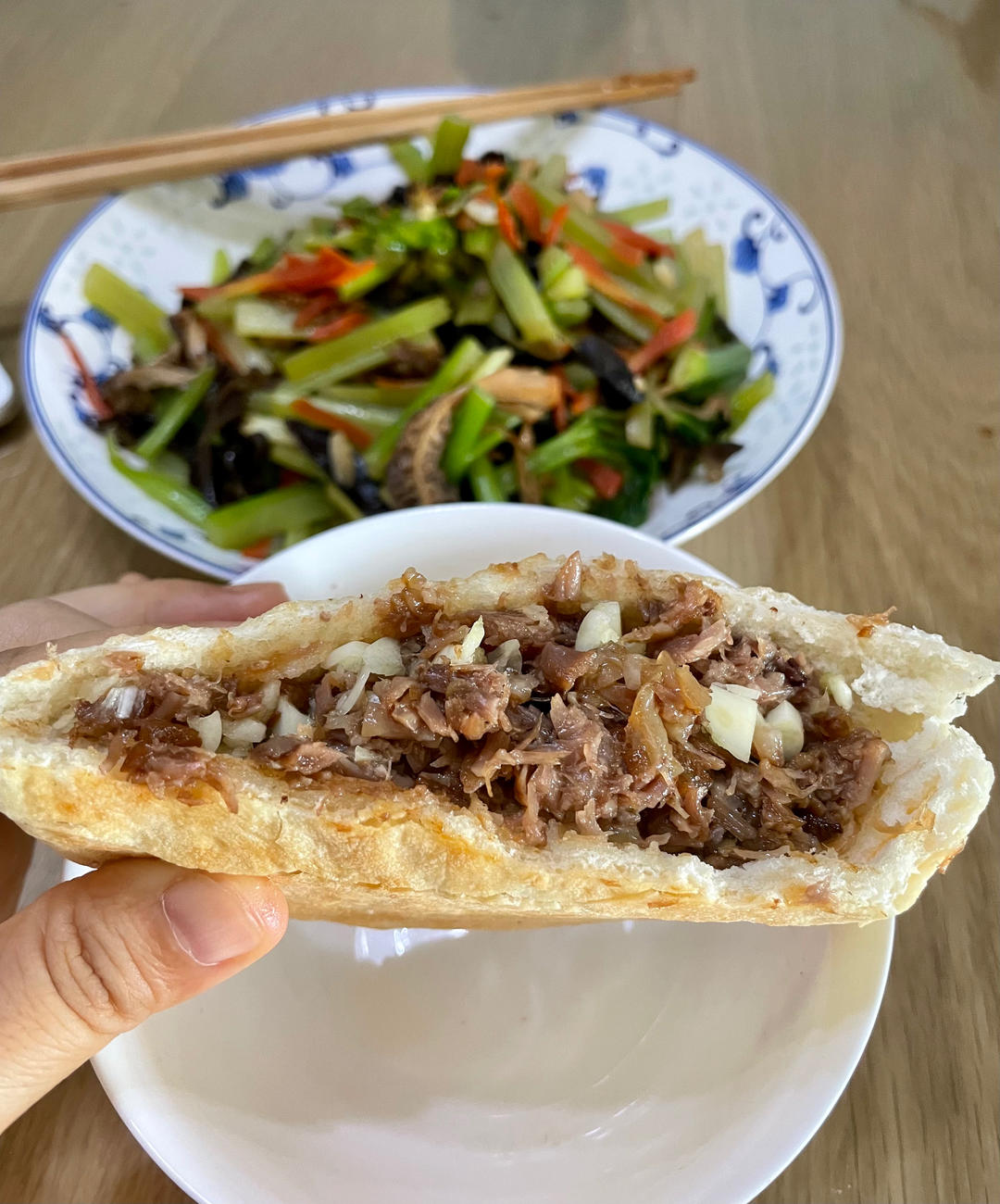 无油 无盐版原味烧饼