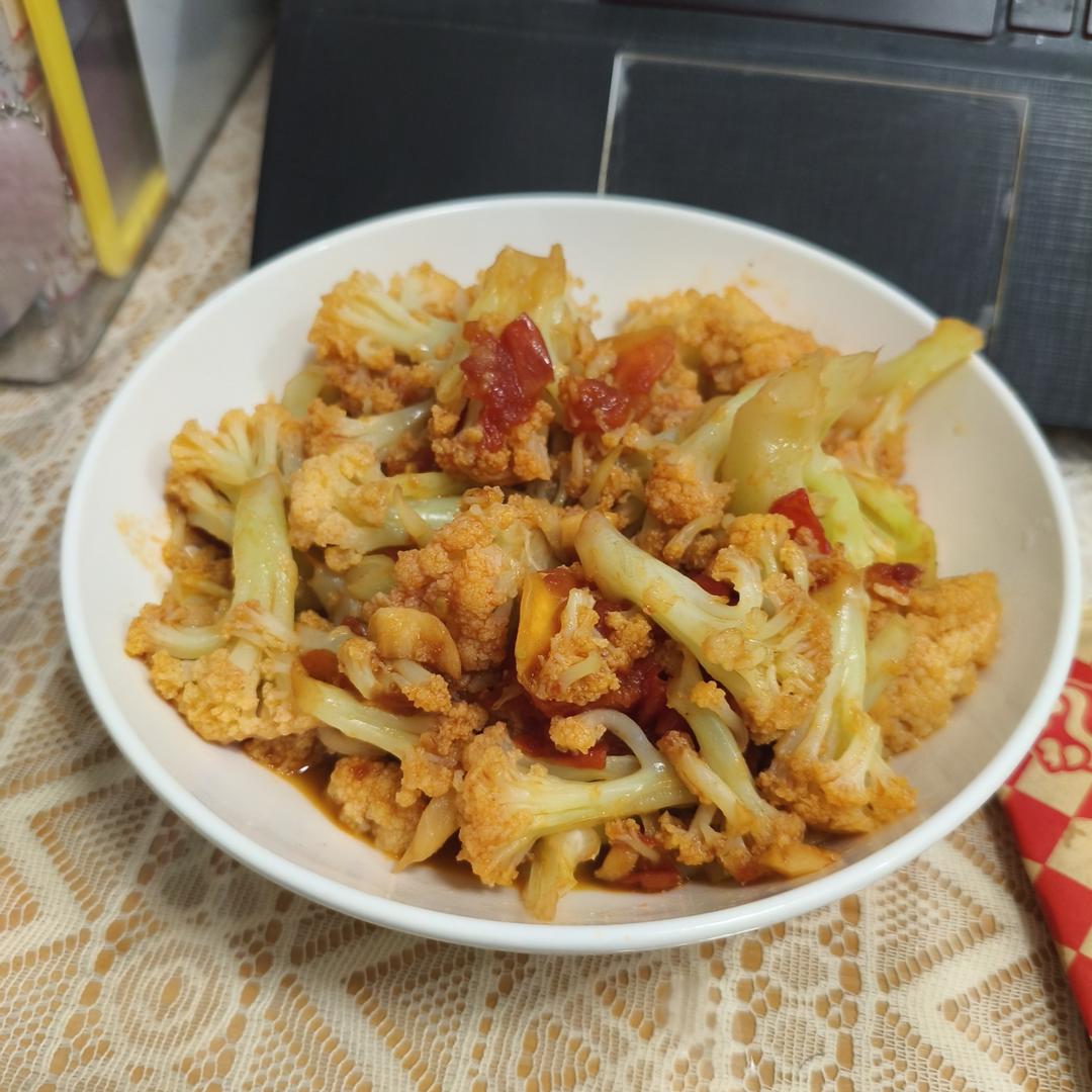 番茄🍅炒花菜