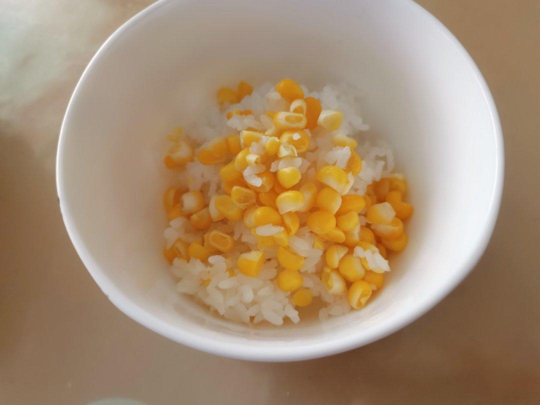 第二道：蒸玉米粒米饭