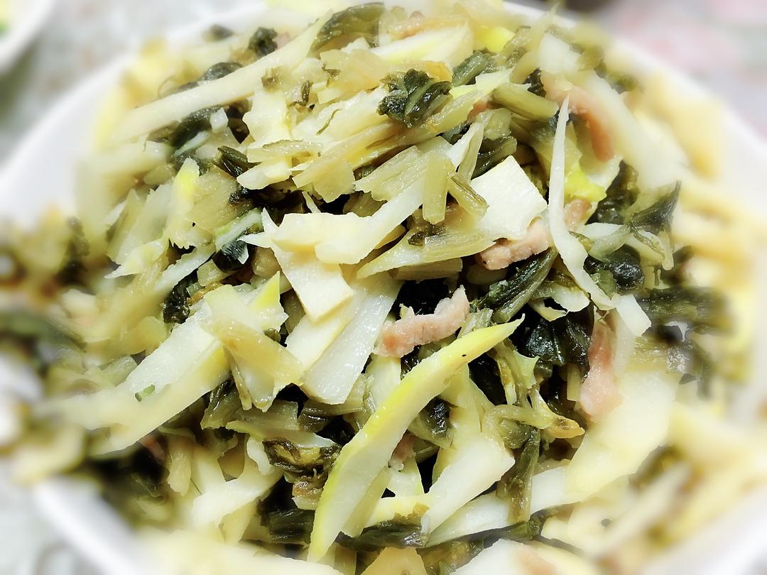 笋丝咸菜肉丝