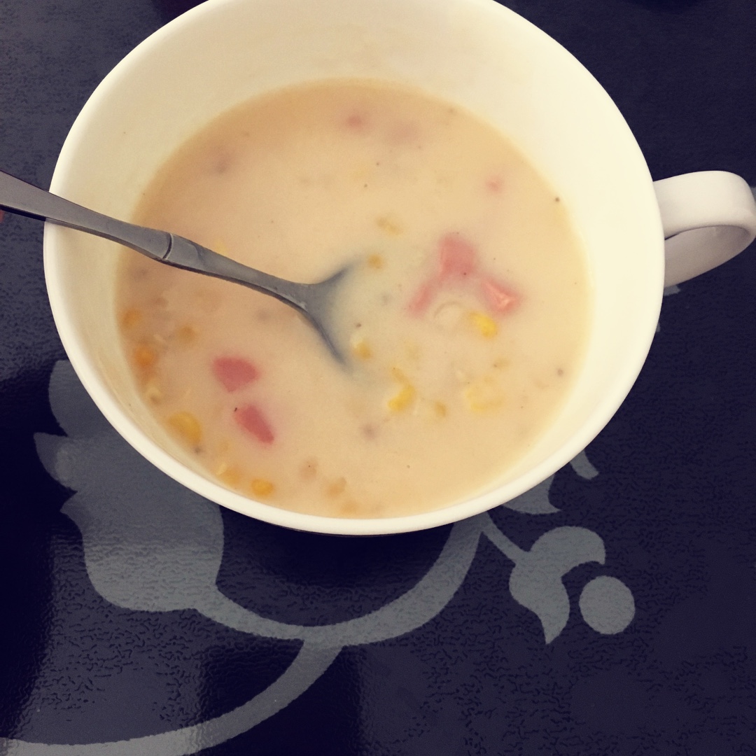 火腿玉米浓汤