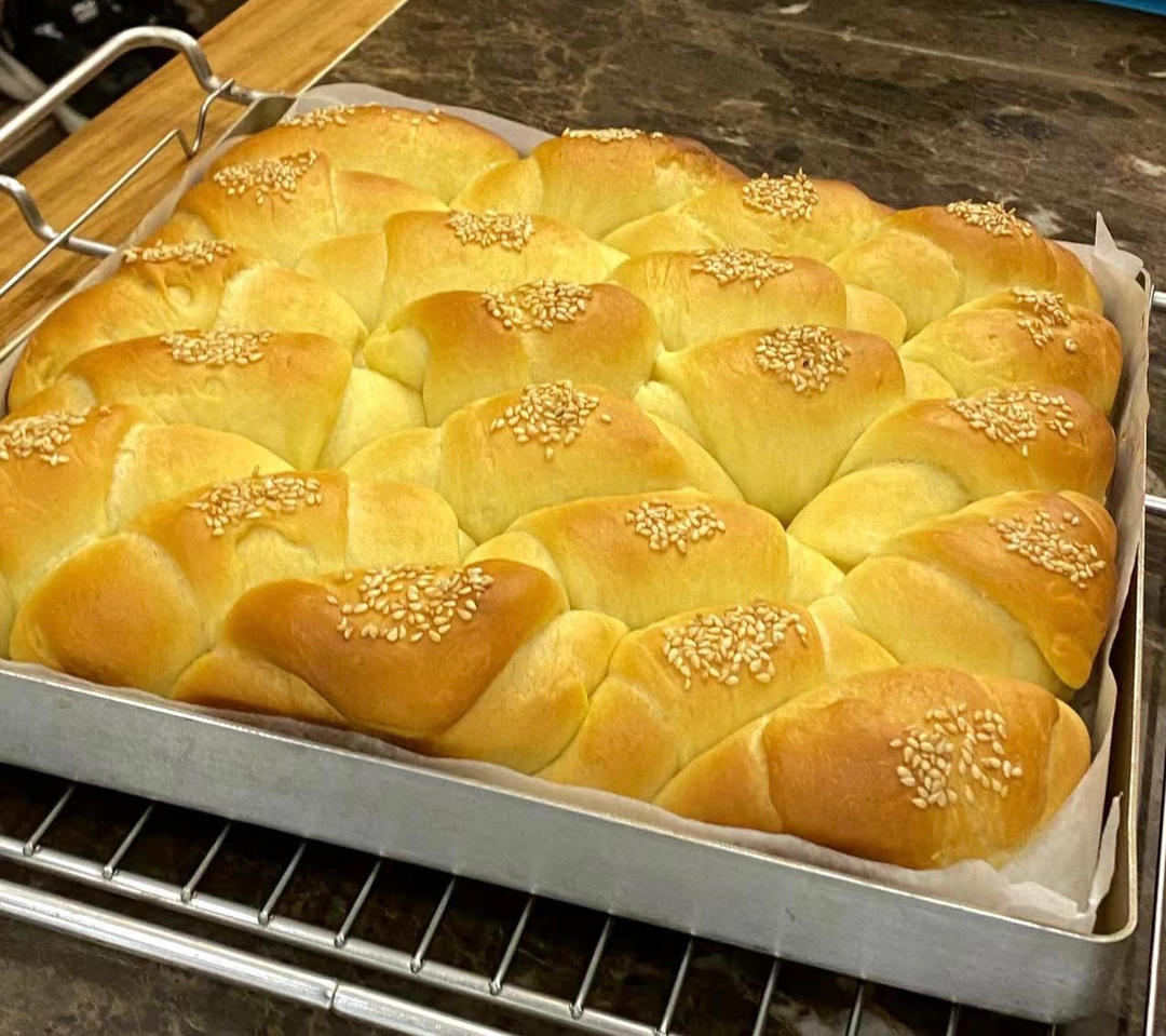 牛奶面包卷（直接法）