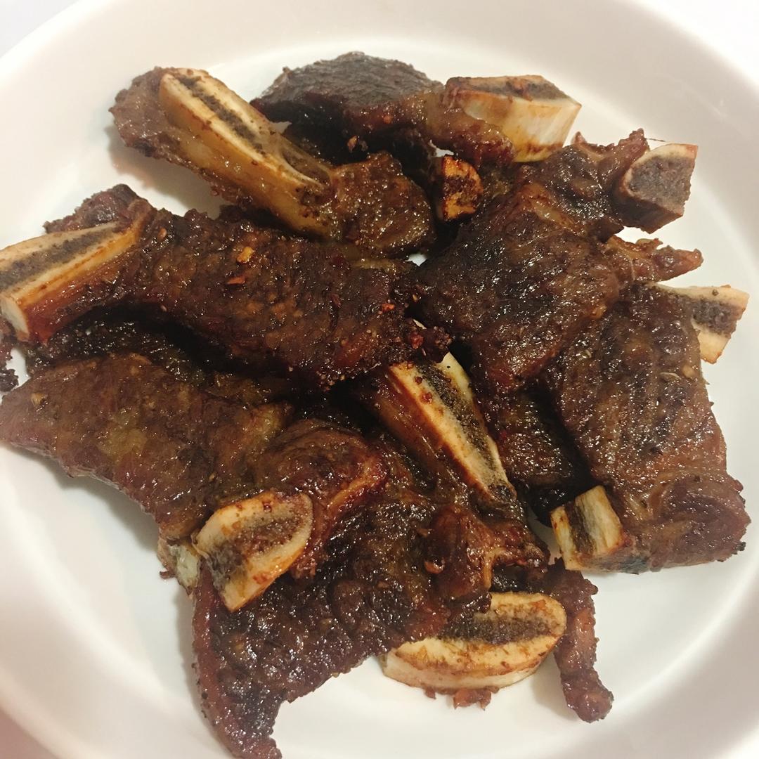 无油版烤箱黑胡椒牛仔骨