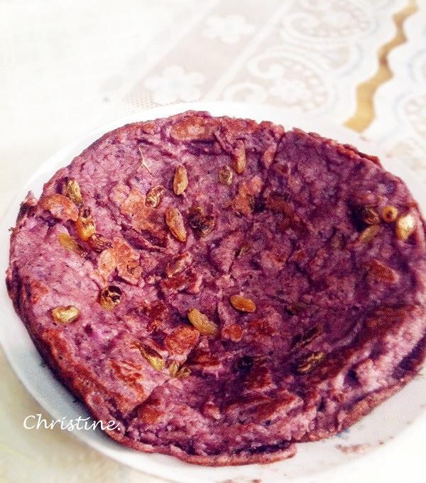 紫薯豆渣饼的做法