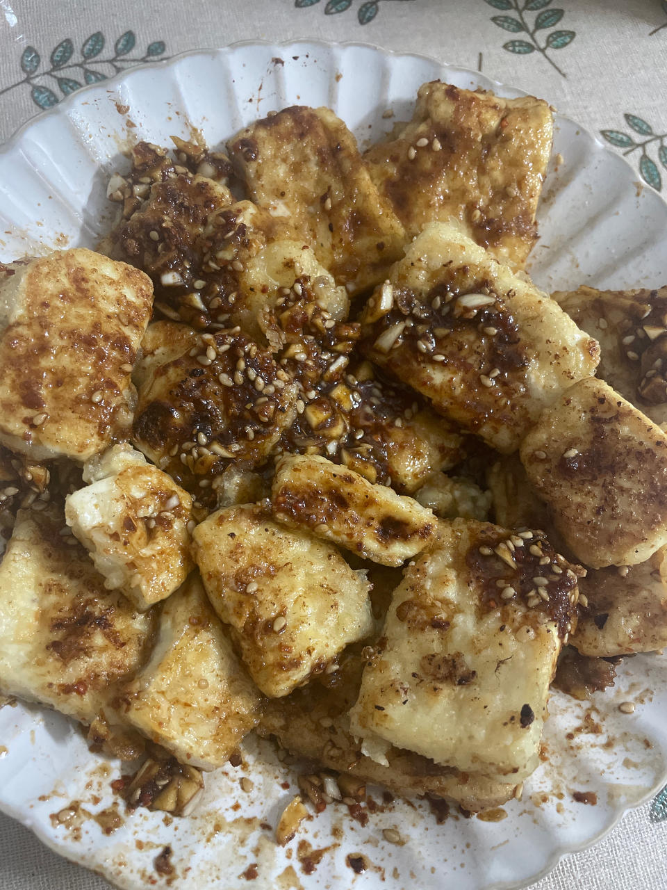 街头风味～孜然脆皮豆腐
