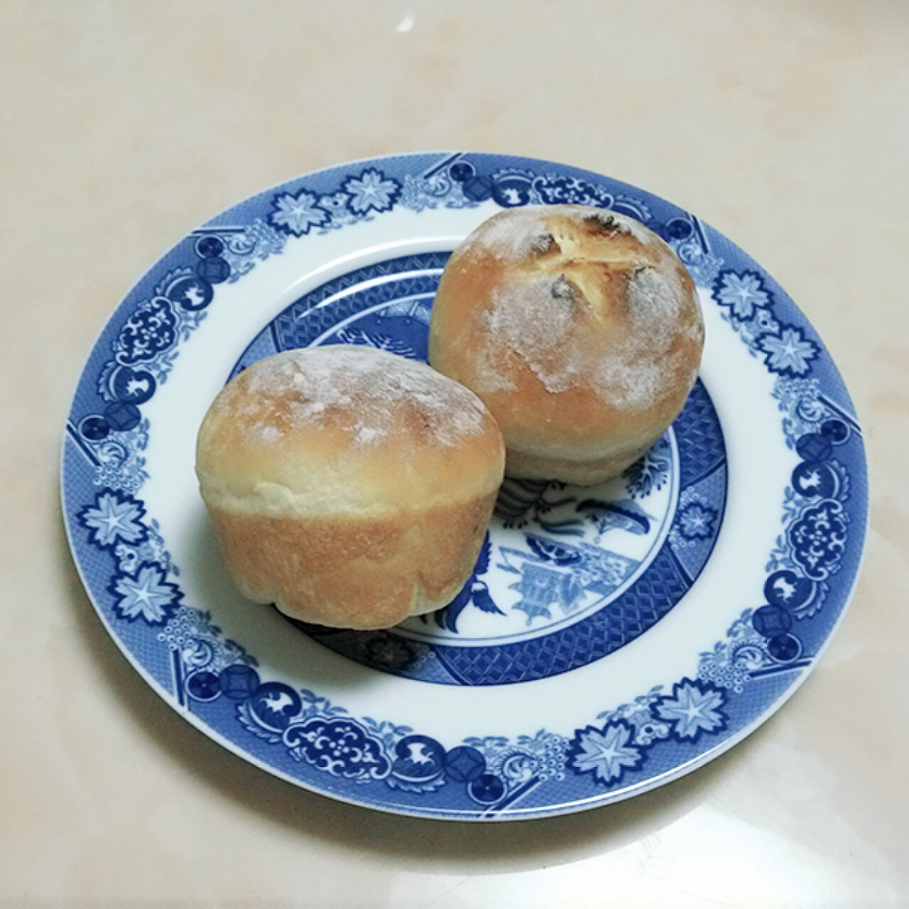 培根土豆芝士小蘑菇面包
