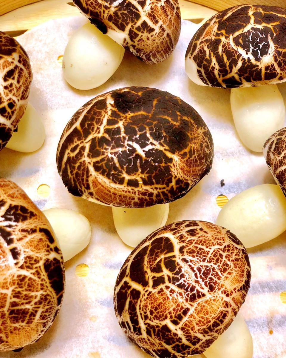 aodi妈妈做的造型馒头(蘑菇)