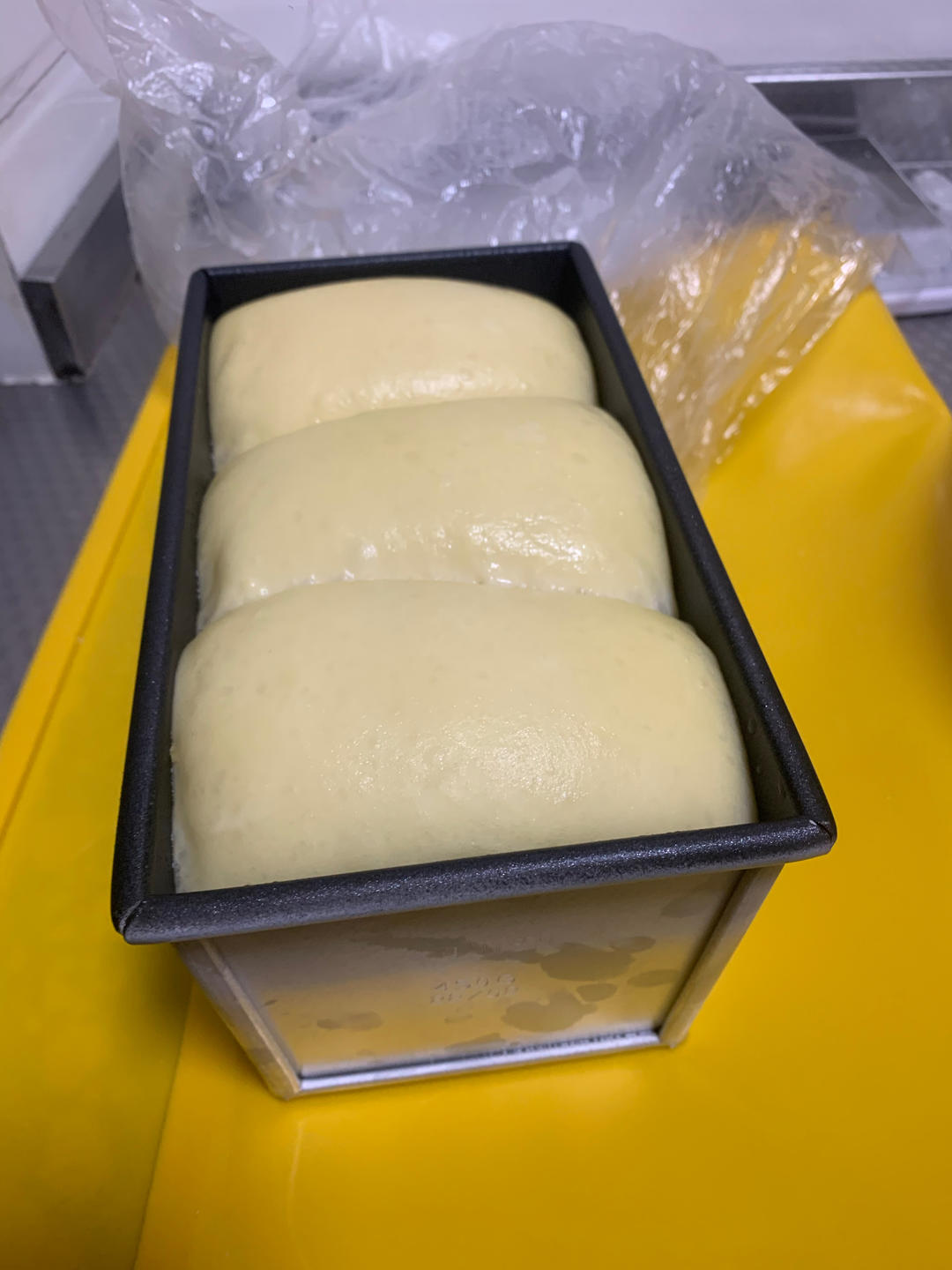 爆发力👌的绵云吐司，香软出炉~