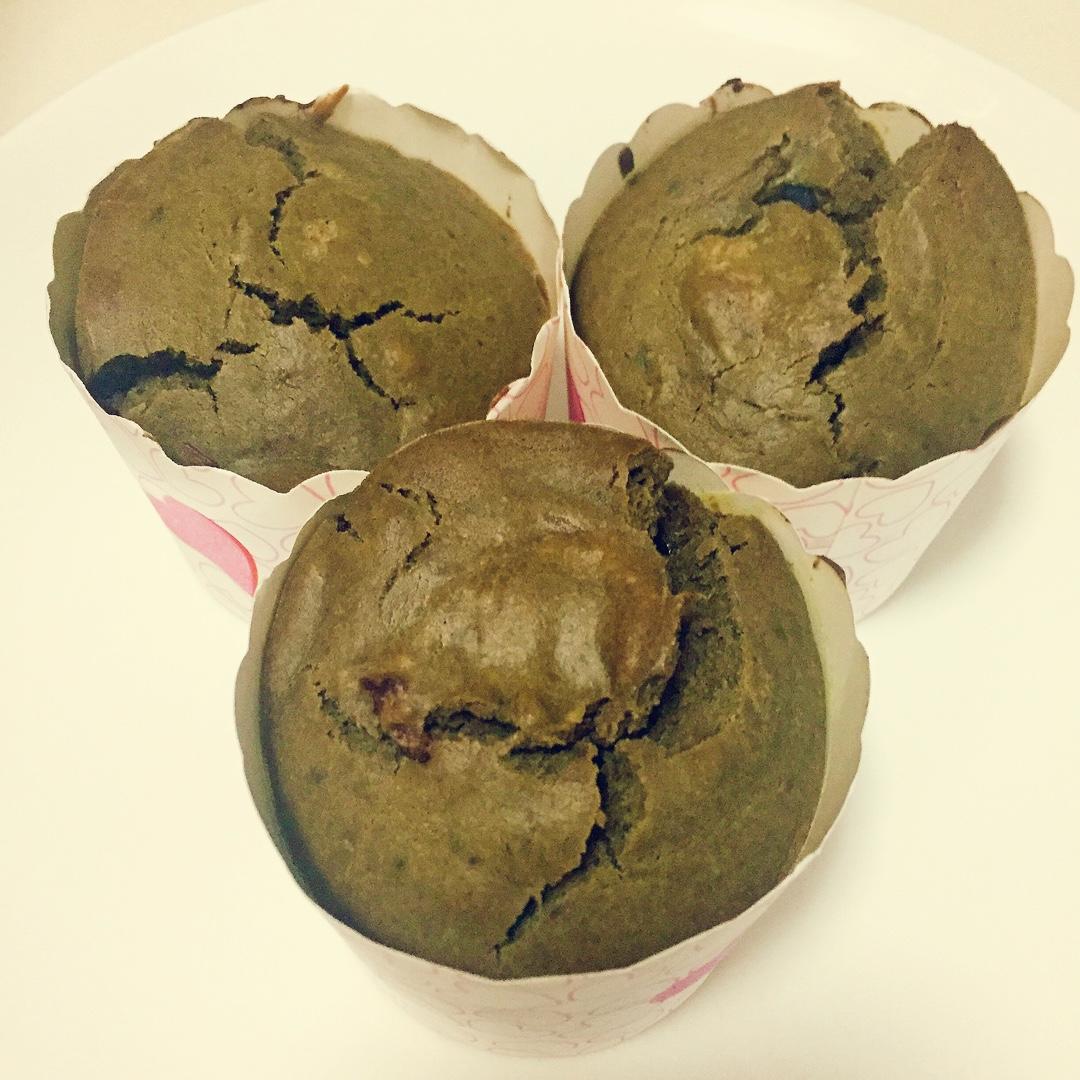 抹茶红豆玛芬