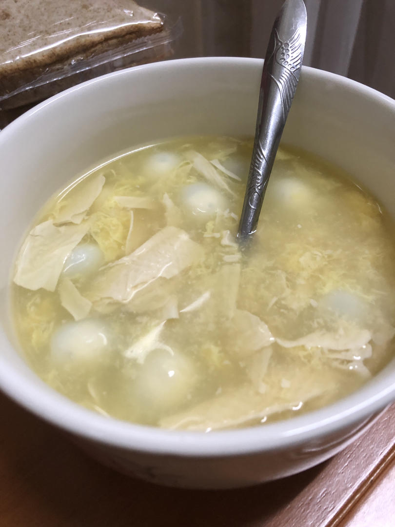 腐竹鸡蛋糖水