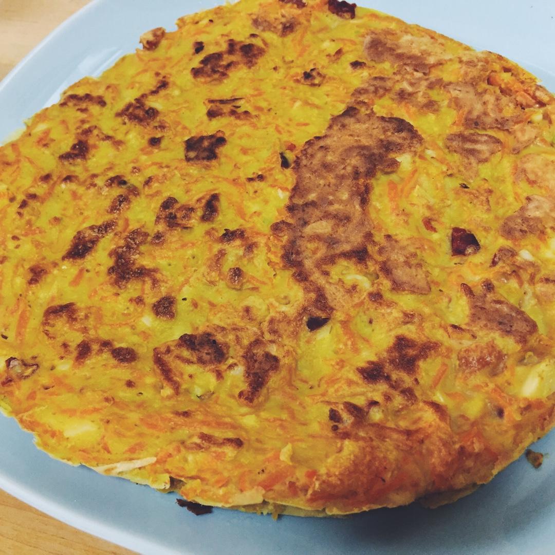 胡萝卜鸡蛋饼