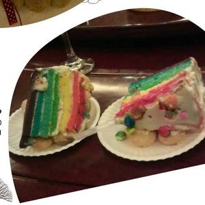 戚风彩虹蛋糕的做法 步骤6