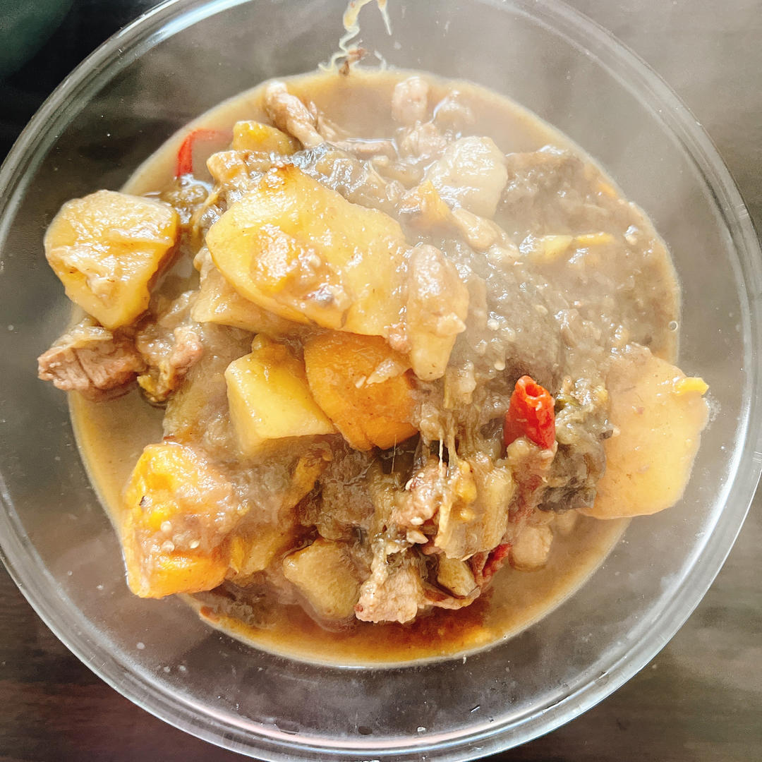 土豆炖茄子