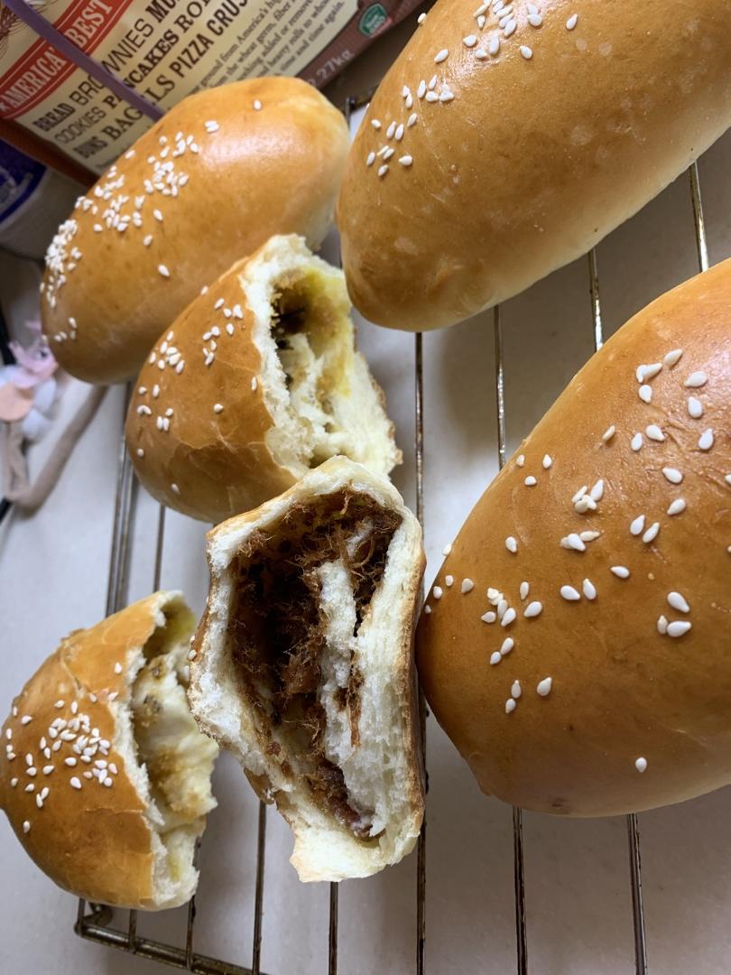 肉松沙拉酱面包（65度汤种）