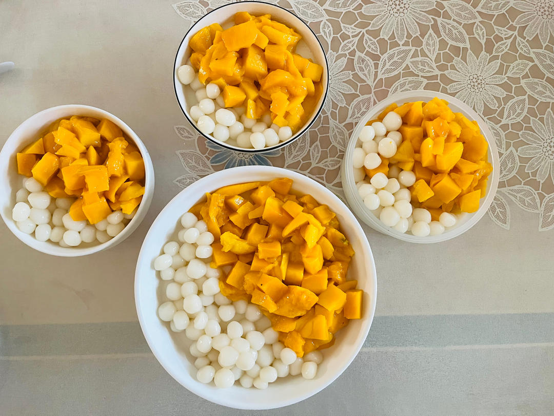 🥥自制芒果迷你椰冻杯！椰香浓郁！入口即化！