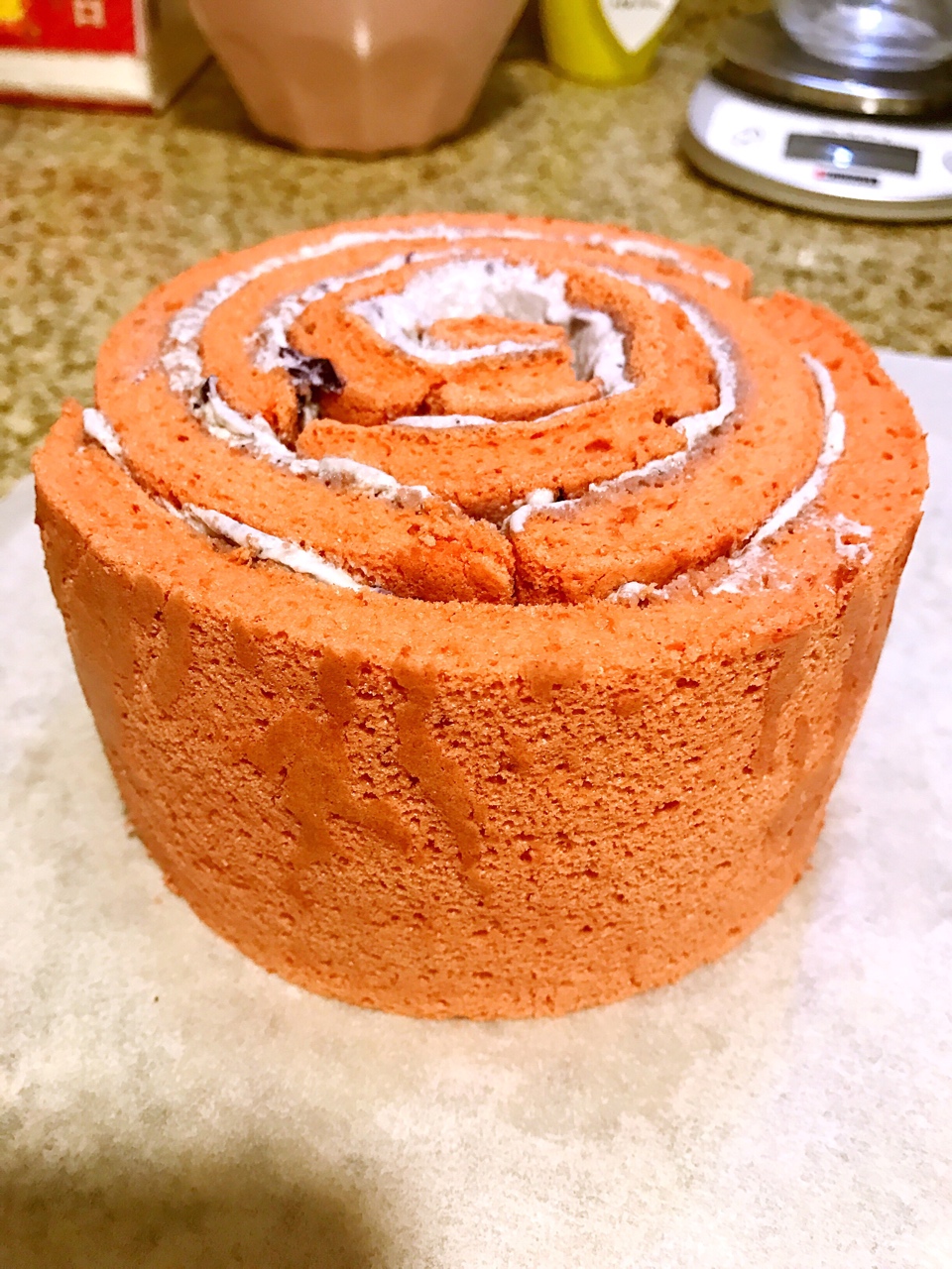 粉玫瑰蓝莓乳酪🌀蛋糕的做法 步骤9