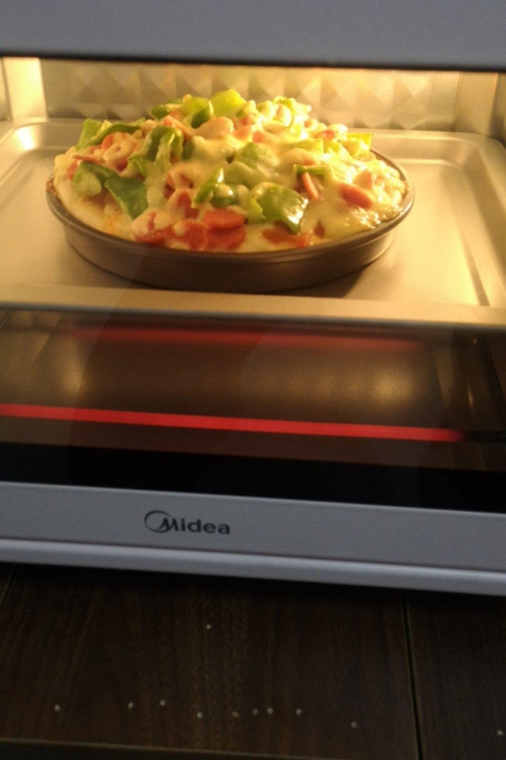 自制厚底披萨面饼